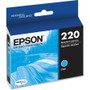 Epson DURABrite Ultra 220 Original Standard Yield Inkjet Ink Cartridge - Cyan - 1 Each - 165 Pages (Fleet Network)