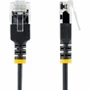 StarTech 4ft Black Ultra Slim CAT6a Ethernet Cable, Snagless, UTP, Bare Copper Wire, 34AWG Slim RJ45 Patch Cord - Ultra Slim UTP Cat6a (N6APATUTP34BKS-4FT)