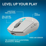 Logitech G G305 X SUPERLIGHT Gaming Mouse - PC, Mac - HERO 44K - Cable/Wireless - Bluetooth/Radio Frequency - 2.40 GHz - Rechargeable (910-007745)
