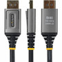 StarTech 1m DisplayPort 2.1 Cable, VESA Certified DP80 DisplayPort Cable, 10K/8K 60Hz, 16K 60Hz/8K 240Hz w/DSC 1.2a, DP 2.1 Cord - DP (DP21V-1M-DP80-CABLE)
