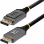 StarTech 50cm DisplayPort 2.1 Cable, VESA Certified DP80 DisplayPort Cable, 10K/8K 60Hz, 16K 60Hz/8K 240Hz w/DSC 1.2a, DP 2.1 Cord - (DP21V-50C-DP80-CABLE)