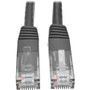 Tripp Lite Cat6 Gigabit Molded Patch Cable (RJ45 M/M), Black, 6 ft - 6 ft Category 6 Network Cable for Network Device, Router, Modem, (Fleet Network)