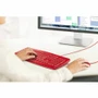 Kensington Pro Fit Wired Washable Keyboard - Red - Cable Connectivity - Full-size - USB Type A Interface - 104 Key(s) - Windows, Mac X (K75237NA)