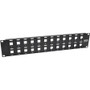 Tripp Lite N062-024-KJ Blank Patch Panel - 24 Port(s) - 1U High - Black - 19" Wide - Rack-mountable - TAA Compliant (Fleet Network)