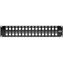 Tripp_Lite_N062-032-KJ_32-Port_2U_RackMount_Unshielded_Blank_KeystoneMultimedia_PatchPanel_-_32_Ports_-_2U_High_-_Black_-_19_Wide_N062-032-KJ