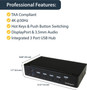 StarTechcom_4_Port_DisplayPort_KVM_Switch_-_DP_KVM_Switch_with_Audio_and_Built-in_USB_30_Hub_for_Peripherals_-_4K_30Hz_SV431DPU3A2_SV431DPU3A2