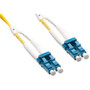 Axiom Fiber Optic Duplex Network Cable - 295.3 ft Fiber Optic Network Cable for Network Device - First End: 2 x LC Male Network - End: (Fleet Network)