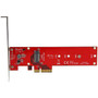 StarTech.com M.2 Adapter - x4 PCIe 3.0 NVMe - Low Profile and Full Profile - SSD PCIE M.2 Adapter - M2 SSD - PCI Express SSD (PEX4M2E1)