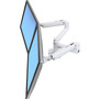 Ergotron Mounting Arm for Monitor - 2 Display(s) Supported27" Screen Support - 18.14 kg Load Capacity (Fleet Network)