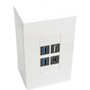 Tripp_Lite_Single-Gang_Surface-Mount_Junction_Box_White_-_1-gang_-_White_-_Acrylonitrile_Butadiene_Styrene_ABS_Thermoplastic_-_TAA_N080-SMB1-WH