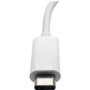 Tripp Lite U460-003-3AG 3-Port USB 3.1 Gen 1 Portable Hub - USB Type C - External - 3 USB Port(s) - 1 Network (RJ-45) Port(s) - 3 USB (U460-003-3AG)