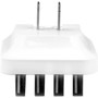 StarTechcom_Travel_USB_Wall_Charger_-_4_Port_-_White_-_Universal_Travel_Adapter_-_International_Power_Adapter_-_USB_Charger_-_120_V_V_USB4PACWH