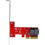 StarTech.com x4 PCI Express to SFF-8643 Adapter for PCIe NVMe U.2 SSD - PCI Express 2.5" NVM Express SSD Adapter (PEX4SFF8643)