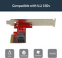 StarTech.com x4 PCI Express to SFF-8643 Adapter for PCIe NVMe U.2 SSD - PCI Express 2.5" NVM Express SSD Adapter (PEX4SFF8643)