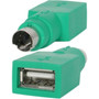StarTechcom_Replacement_USB_Mouse_to_PS2_Adapter_-_FM_-_1_x_Type_A_Female_-_1_x_Mini-DIN_PS2_Male_-_Green_GC46FM