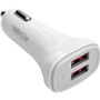 Tripp Lite Dual-Port USB Car Charger for Tablets and Cell Phones, 5V 4.8A (24W) - 12 V DC Input - 5 V DC/4.80 A Output (Fleet Network)