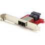 StarTech.com Mini-SAS Adapter - Dual SFF-8643 to SFF-8644 - with Full and Low-Profile Brackets - 12Gbps (Fleet Network)