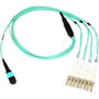 Axiom Fiber Optic Network Cable - 32.8 ft Fiber Optic Network Cable for Network Device - First End: 1 x MTP/MPO Female Network - End: (Fleet Network)