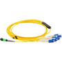 Axiom Fiber Optic Network Cable - 16.4 ft Fiber Optic Network Cable for Network Device - First End: 1 x MTP/MPO Female Network - End: (Fleet Network)