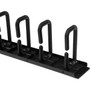 StarTech.com Vertical 0U Server Rack Cable Management w/ D-Ring Hooks - 40U Network Rack Cord Manager Panels - 2x 3ft Wire Organizers (CMVER40UD)