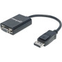 Manhattan DisplayPort to VGA Converter Cable - 5.9" DisplayPort/VGA Video Cable for Monitor, Video Device, Projector, Notebook, - End: (Fleet Network)