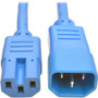 Tripp Lite P018-003-ABL Standard Power Cord - For PDU, UPS - 250 V AC / 15 A - Blue (Fleet Network)