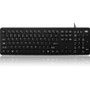 Adesso AKB-235UB - Antimicrobial Waterproof Desktop Keyboard - Cable Connectivity - USB Interface - 104 Key - English (US) - TouchPad (Fleet Network)