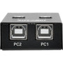 Tripp Lite U215-002 2-Port USB 2.0 Hi-Speed Printer/Peripheral Sharing Switch - USB - External - 2 USB Port(s) - 2 USB 2.0 Port(s) (U215-002)