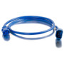 C2G 5ft 18AWG Power Cord (IEC320C14 to IEC320C13) - Blue - For PDU, Switch, Server - 250 V AC Voltage Rating - 10 A Current Rating - (Fleet Network)