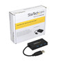 StarTech.com 4 Port USB Hub - USB 3.0 - USB A to 3x USB A and 1x USB C - USB Port Expander - USB - External - 4 USB Port(s) - 4 USB - (HB30A3A1CFB)