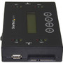 StarTech.com Drive Duplicator and Eraser for USB Flash Drives & 2.5 / 3.5" SATA SSDs/HDDs - 1:1 duplication plus cross-interface - - - (SU2DUPERA11)