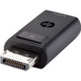 HP DisplayPort To HDMI 1.4 Adapter - 1 x HDMI Female Digital Audio/Video - 1 x DisplayPort Male Digital Audio/Video (Fleet Network)