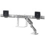 Ergotron Mounting Arm for Monitor, TV - Polished Aluminum - 2 Display(s) Supported32" Screen Support - 7.94 kg Load Capacity - 100 x (Fleet Network)