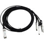 Axiom QSFP+ to 4 SFP+ Passive Twinax Cable 5m - 16.4 ft Twinaxial Network Cable for Network Device - First End: 1 x QSFP+ Male Network (Fleet Network)