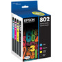 Epson DURABrite Ultra T802 Ink Cartridge - Black, Color - Inkjet - Standard Yield (Fleet Network)