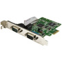 StarTech.com PCI Express Serial Card - 2 port - Dual Channel 16C1050 UART - Serial Port PCIe Card - Serial Expansion Card - 1 Pack - - (Fleet Network)