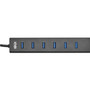 Tripp Lite 7-Port Portable USB 3.0 SuperSpeed Mini Hub, Aluminum - USB 3.0 - External - 7 USB Port(s) - 7 USB 3.0 Port(s) (U360-007-AL)