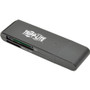 Tripp Lite USB 3.0 SuperSpeed SD/Micro SD Memory Card Media Reader - SD, SDHC, SDXC, Dual-Voltage MultimediaCard (MMC), High Speed - (Fleet Network)
