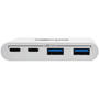 Tripp Lite 4-Port USB 3.1 Gen 1 Portable Hub, USB-C to (x2) USB-A and (x2) USB-C - USB Type C - External - 4 USB Port(s) - 2 USB 3.0 - (U460-004-2A2C)