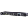 CyberPower PDU81001 8-Outlet PDU - NEMA 5-15P - 8 x NEMA 5-15R - 120 V AC - Network (RJ-45) - 1U - Rack Mount (PDU81001)