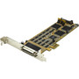 StarTech.com 16 Port PCI Express Serial Card - Low-Profile - High-Speed PCIe Serial Card with 16 DB9 RS232 Ports - PCI Express x1 - 16 (PEX16S550LP)