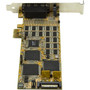 StarTech.com 16 Port PCI Express Serial Card - Low-Profile - High-Speed PCIe Serial Card with 16 DB9 RS232 Ports - PCI Express x1 - 16 (PEX16S550LP)