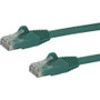 StarTech.com 8 ft Green Cat6 Cable with Snagless RJ45 Connectors - Cat6 Ethernet Cable - 8ft UTP Cat 6 Patch Cable - 8 ft Category 6 - (Fleet Network)