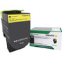 Lexmark Toner Cartridge - Yellow - Laser - High Yield - 1 Each (Fleet Network)