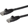 StarTech.com 125ft Black Cat6 Patch Cable with Snagless RJ45 Connectors - Long Ethernet Cable - 125 ft Cat 6 UTP Cable - 125 ft 6 for (Fleet Network)