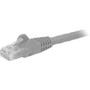 StarTech.com 30ft Gray Cat6 Patch Cable with Snagless RJ45 Connectors - Long Ethernet Cable - 30 ft Cat 6 UTP Cable - 30 ft Category 6 (N6PATCH30GR)