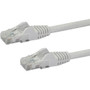 StarTech.com 4ft White Cat6 Patch Cable with Snagless RJ45 Connectors - Cat6 Ethernet Cable - 4 ft Cat6 UTP Cable - 4 ft Category 6 - (Fleet Network)