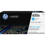 HP 655A (CF451A) Toner Cartridge - Cyan - Laser - 10500 Pages - 1 Each (Fleet Network)