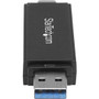 Startech USB 3.0 Memory Card Reader/Writer for SD and microSD Cards - USB-C and USB-A (- (SDMSDRWU3AC)