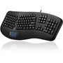 Adesso Tru-Form 450 - Ergonomic Touchpad Keyboard - Cable Connectivity - USB Interface - 105 Key - English (US) - TouchPad - Windows - (AKB-450UB)